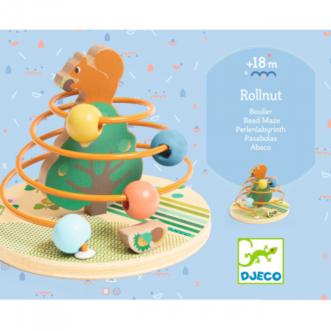 Jucarie bebe RollNut, Djeco, varsta 1 - 3 ani, Baiat, Fata [1]