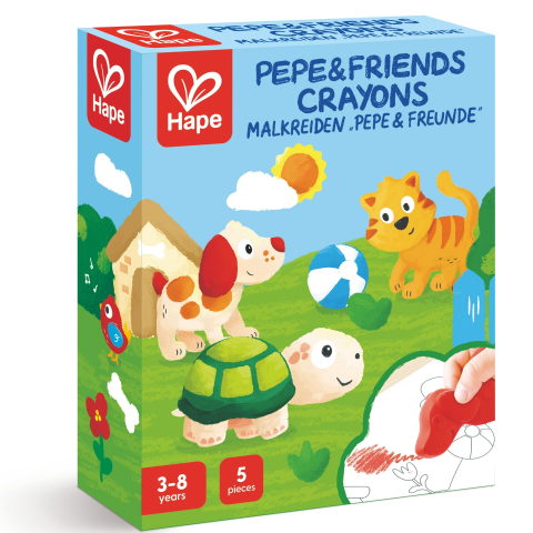 Rechizite Școlare - Jucarie - Creioane Pepe & Friends varsta 3 ani+,6 ani+