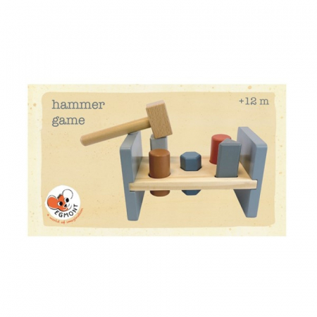 Jucarie cu ciocan, banc de lucru din lemn, pentru bebelusi, Egmont Toys, varsta 1 - 3 ani, Baiat, Fata [1]
