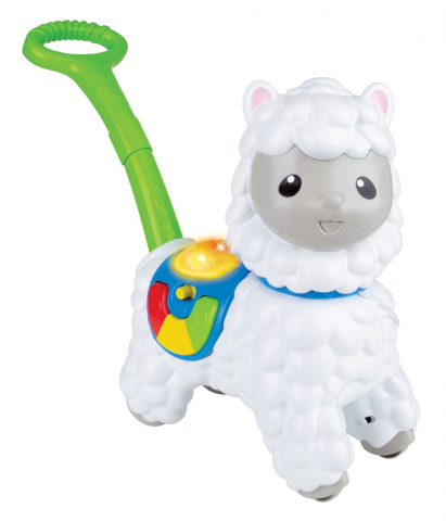 Jucarie de impins alpaca pentru bebelusi, winfun, varsta de la 1 an la 3 ani [1]