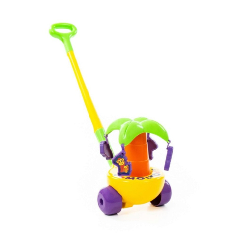 Jucării și Jocuri pentru copii - Jucarie de impins Polesie Palmier 7918, din plastic, 63x19x23cm