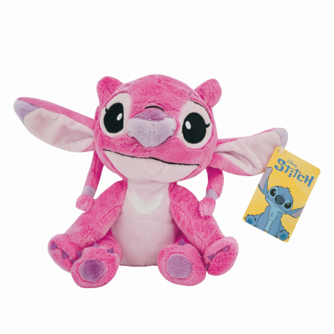 Jucarii de Plus - Jucarie de plus disney angel roz 25cm copii varsta 0 luni - +15 ani