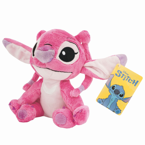 Jucarie de plus disney angel roz 25cm copii varsta 0 luni - +15 ani [2]