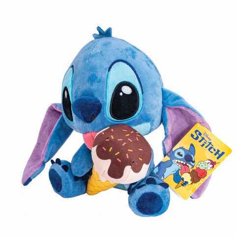 Jucarie de plus disney stitch cu inghetata  25cm copii varsta 0 luni - +15 ani [1]