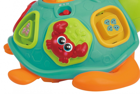 Jucarie de tras testoasa cu forme pentru bebelusi, winfun, varsta de la 1 an la 3 ani [3]