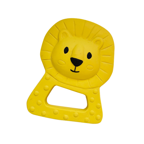 Jucarie dentitie - Leul Lion din cauciuc  natural 100%, copii varsta 3 luni,6 luni+ [1]
