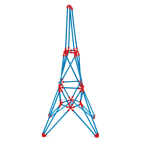 Jucării și Jocuri pentru copii - Jucarie din bambus Flexistix - Turnul Eiffel (62 piese), copii varsta 4 ani+,6 ani+,8 ani+