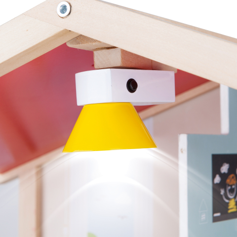 Jucarie din lemn - Casa de papusi mobilata tip vila (29 piese), copii varsta 3 ani+,6 ani+ [2]