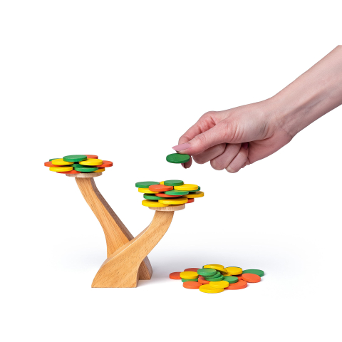 Jucarie din lemn - Joc de echilibru arborele, copii varsta 3 ani+ [1]