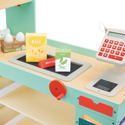 Jucarie din lemn - Magazin (50 piese), copii varsta 3 ani+,6 ani+,8 ani+ [5]