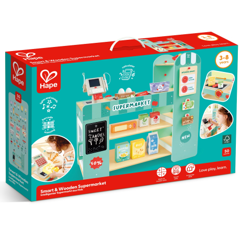 Jucarie din lemn - Magazin (50 piese), copii varsta 3 ani+,6 ani+,8 ani+ [1]