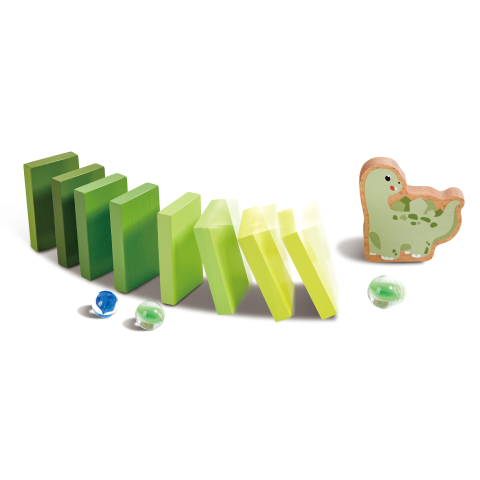 Jucarie din lemn - Marble Run Dino Adventure (131 piese), copii varsta 3 ani+,6 ani+ [5]