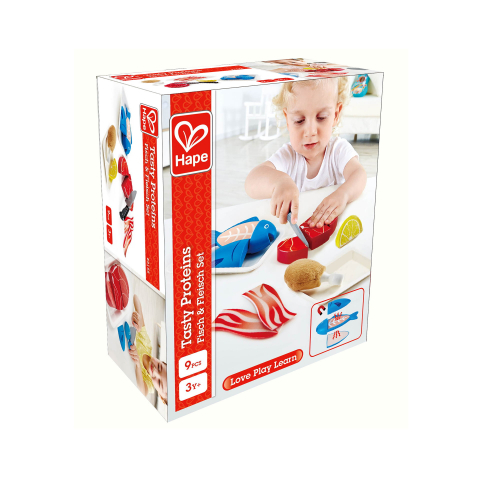 Jucarie din lemn - Proteine de taiat, copii varsta 3 ani+,6 ani+ [5]