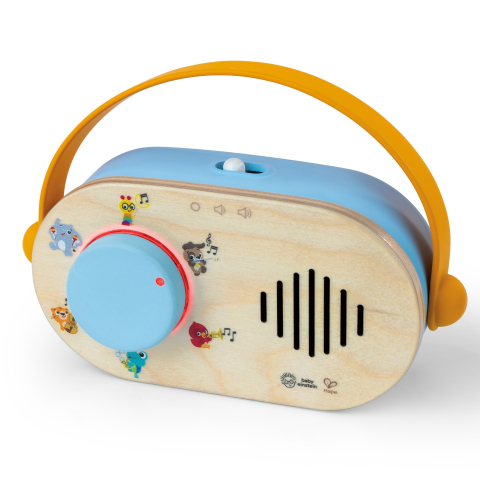 Jucării și Jocuri pentru copii - Jucarie din lemn - Radio, copii varsta 1 an+,3 ani+,6 luni+