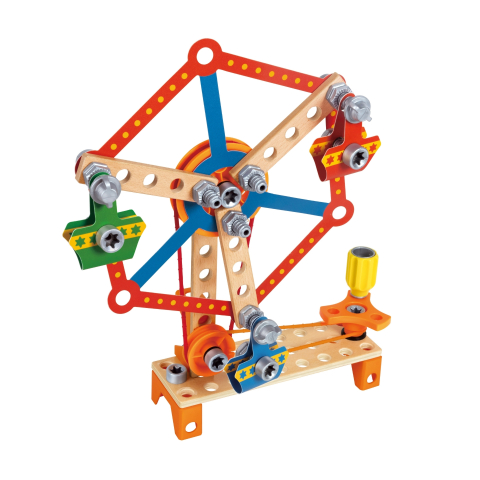 Jucarie din lemn - Set Carnaval Builder, copii varsta 5 ani+ [4]