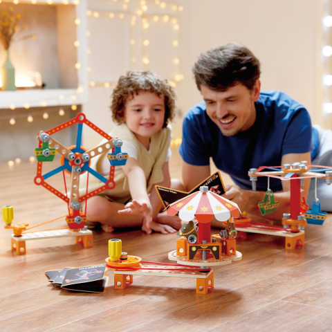Jucarie din lemn - Set Carnaval Builder, copii varsta 5 ani+ [3]