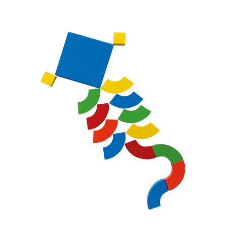 Jucarie din lemn - Tabla magnetica cu forme geometrice, copii varsta 3 ani+,6 ani+ [5]