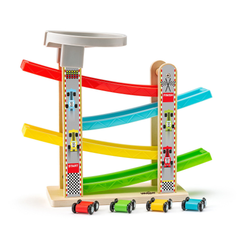 Jucarie din lemn - Traseu curse masini, copii varsta 18 luni+,3 ani+,6 ani+ [3]