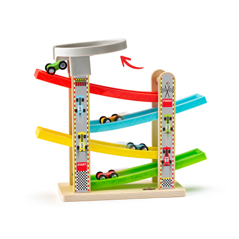 Jucarie din lemn - Traseu curse masini, copii varsta 18 luni+,3 ani+,6 ani+ [1]
