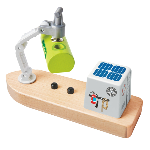 Jucarie din lemn - Tren in cutie tip locomotiva, copii varsta 3 ani+,6 ani+,8 ani+ [8]