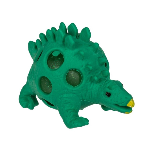 Jucarie dinozaur Squishy Out of the blue 12/0885, cu sclipici, 3 culori, 9cm [4]