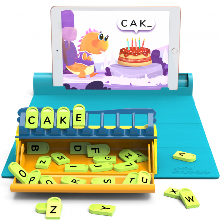 Jucării STEM, Știință şi Experimente - Jucarie educativa Alfabet cu sistem interactiv bazat pe Realitate Augmentata, PlayShifu Plugo Literele alfabetului, varsta 3 - 6, 6 - 9 ani, Baiat, Fata