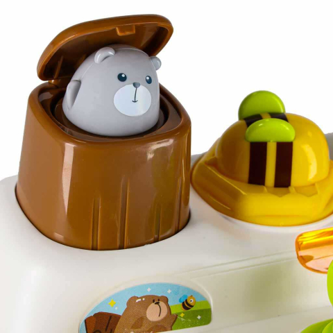 Jucarie educativa pentru copii, Centru de activitati, Pop-Up Animale cu lumini si muzica [7]