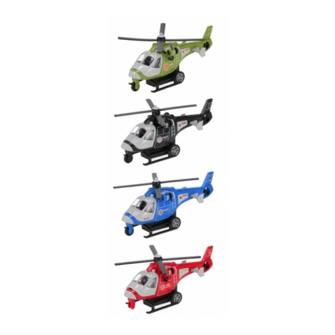 Jucarie elicopter 13cm MegaCreative 570958, 42x7x27cm, div culori, pvc, 12buc/display, +3ani [1]