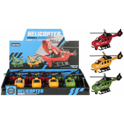 Jucarie elicopter 22cm MegaCreative 570962, 22x9x6cm, div culori, pvc, 9buc/display, +3 ani [1]