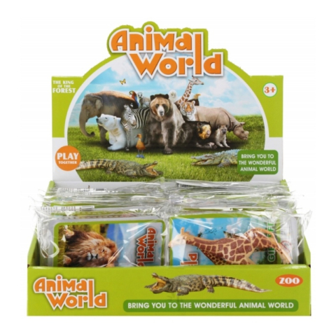 Jucării și Jocuri pentru copii - Jucarie figurina animal salbatic MegaCreative 570092, diverse modele, cauciuc, 10x8x2cm, +3ani