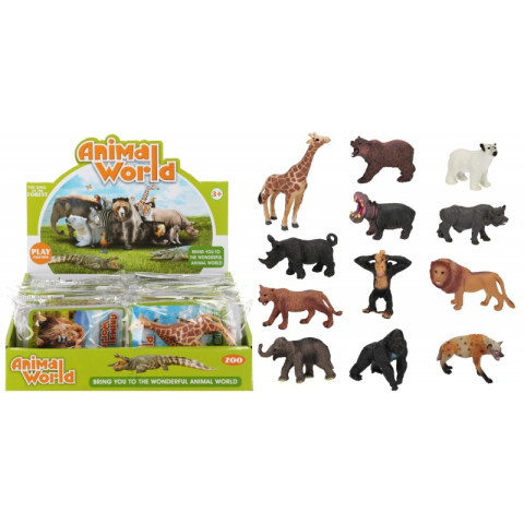 Jucarie figurina animal salbatic MegaCreative 570092, diverse modele, cauciuc, 10x8x2cm, +3ani [3]