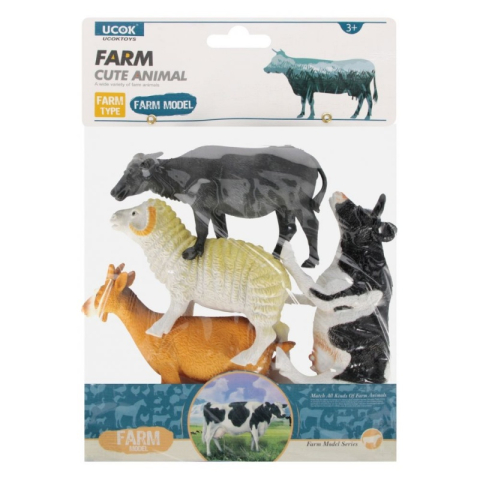 Jucării și Jocuri pentru copii - Jucarie figurine animale domestice MegaCreative 454709, set 4 bucati