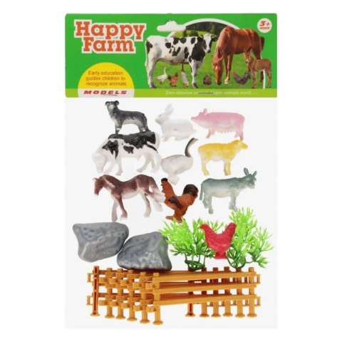 Jucării și Jocuri pentru copii - Jucarie figurine animale domestice MegaCreative 570089, 9 buc/set cu accesorii
