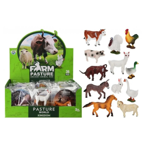 Jucării și Jocuri pentru copii - Jucarie figurine animale domestice MegaCreative 572093, 10x11cm, 36 buc/set