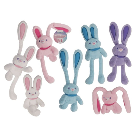 Jucarii de Plus - Jucarie iepuras de plus Out of the blue 62/6173 / 37004, 4 culori, 28cm