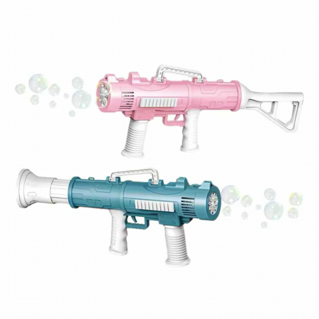 Jucării de făcut baloane de săpun - Jucarie Pistol Baloane de Sapun, Bazooka, 2 culori - Micostore.ro