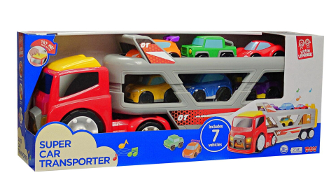 Jucarie interactiva - Camion cu platforma auto [6]