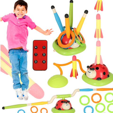 Jucării și Jocuri pentru copii - Jucarie interactiva copii, set 3 in 1, multicolor, pentru interior si exterior, Varsta 3+ ani