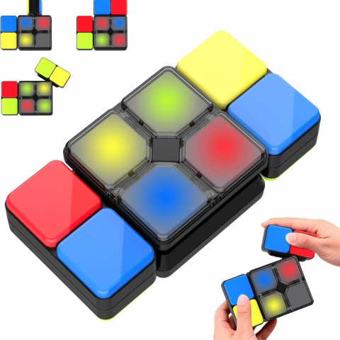 Jucarii interactive copii - Jucarie interactiva copii, 4 moduri joc, lumini LED, efecte sonore, 6 ani