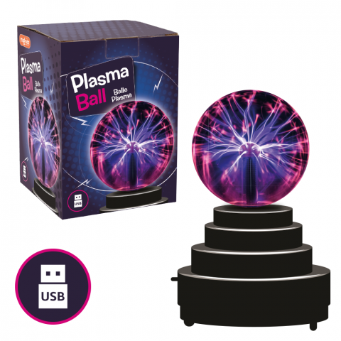 Jucării STEM, Știință şi Experimente - Jucarie interactiva - Glob cu plasma