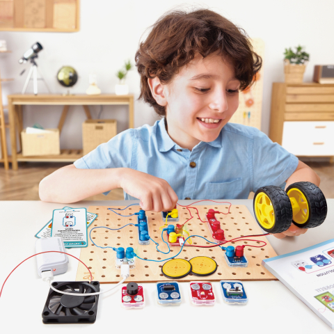 Jucarie Labbox - Circuit Explorer Base, 90+ experimente (39 piese), copii varsta 8 ani+ [2]