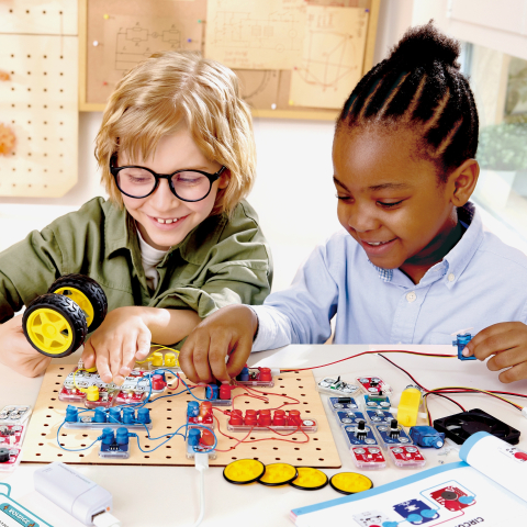 Jucarie Labbox - Circuit Explorer Lab Kit, 100+ experimente (76 piese), copii varsta 8 ani+ [4]