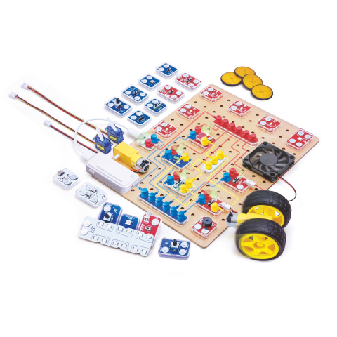 Jucarie Labbox - Circuit Explorer Lab Kit, 100+ experimente (76 piese), copii varsta 8 ani+ [2]