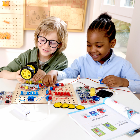 Jucarie Labbox - Circuit Explorer Lab Kit, 100+ experimente (76 piese), copii varsta 8 ani+ [14]