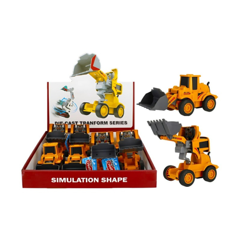 Jucării și Jocuri pentru copii - Jucarie masina constructie + robot, 2in1 MegaCreative, 482700, 15x8x7cm, +3ani