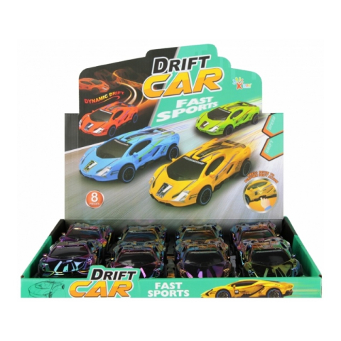 Jucării și Jocuri pentru copii - Jucarie masina Nascar MegaCreative 571989, 16 cm, 16x4x8cm, culori metalice, pvc, +3ani