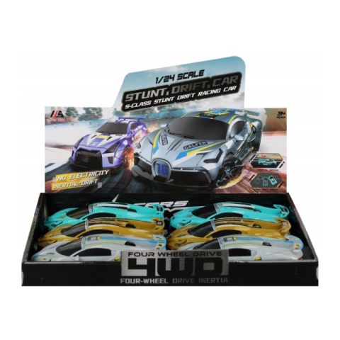 Jucării și Jocuri pentru copii - Jucarie masina Nascar MegaCreative 573911, 16 cm, 16x4x8cm, 6 buc/display, pvc, +3an