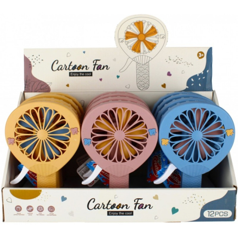 Electrocasnice & Climatizare - Jucarie mini ventilator, inima, MegaCreative, 11x17x4cm, 490634, 12 bucati/display, diverse culori
