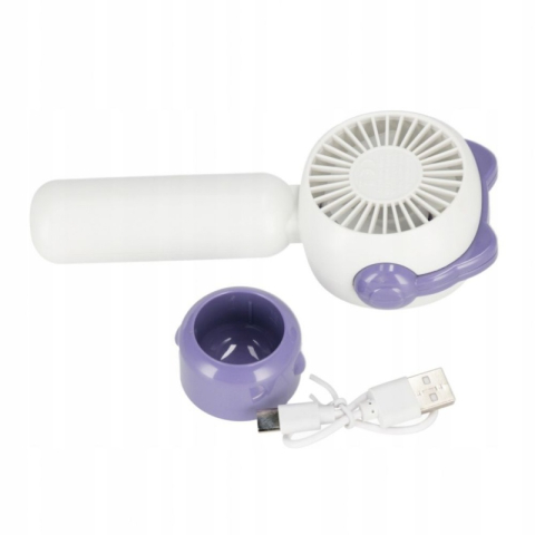 Jucarie mini ventilator, pisicuta, MegaCreative, 8x16x5cm, 576847, USB, diverse culori [3]