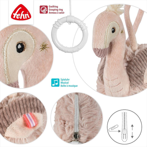 Jucarie muzicala mini - Flamingo [2]